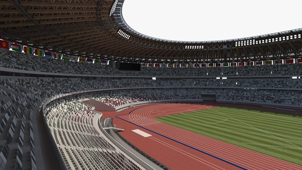 Multi-purpose olympic stadium 3D - TurboSquid 1518300