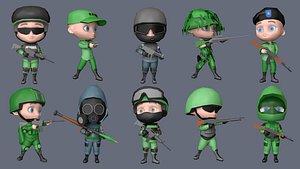 3D characters 2 03 military