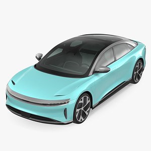 Electric Luxury Sedan 3D model