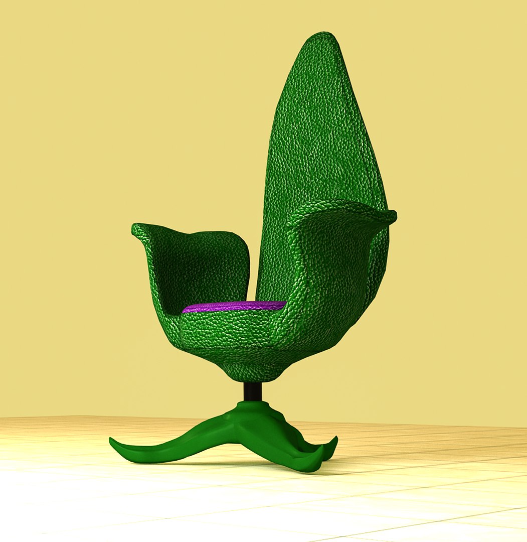 3D Stylized Arnchair - TurboSquid 2140472
