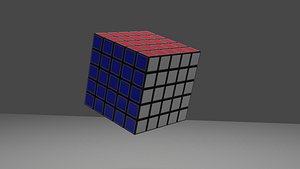 rubiks cube 5x5 3D model
