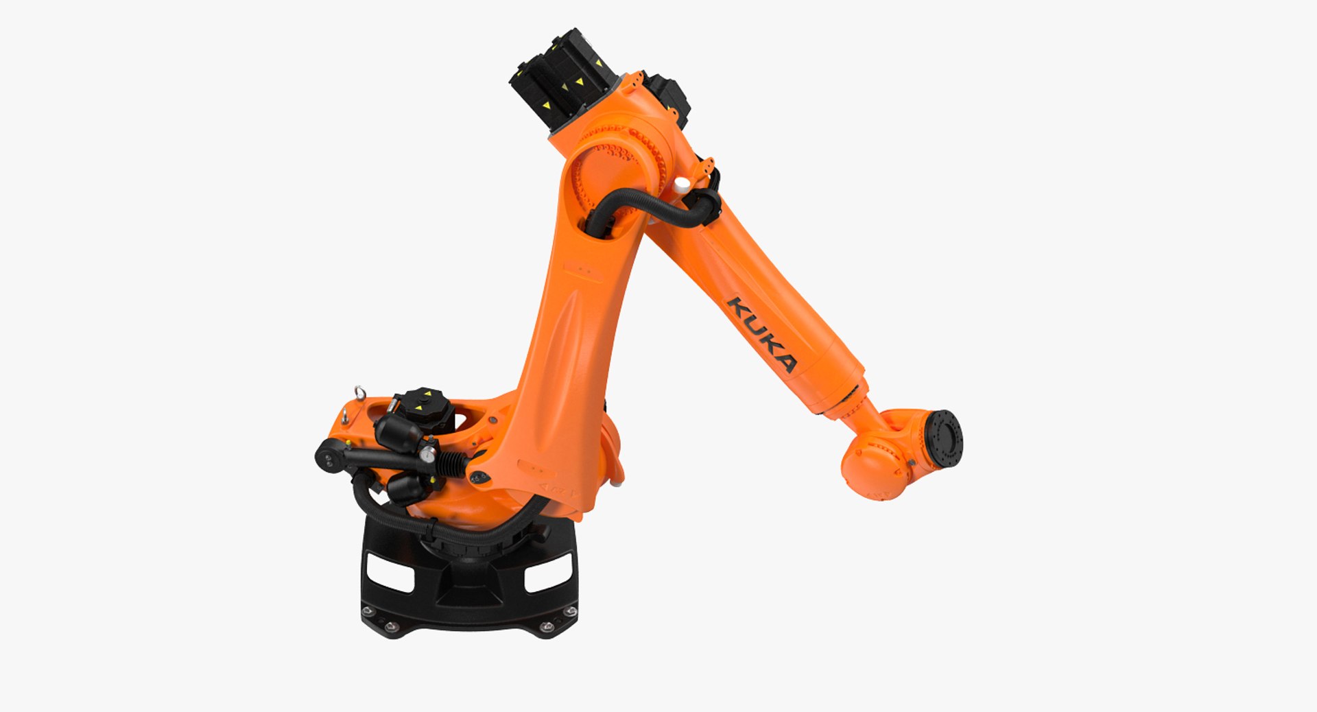 Kuka KR 210 R3100 Ultra Rigged for Maya 3D model preview