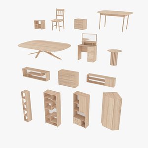 14 Furniture Models Collection 03 model