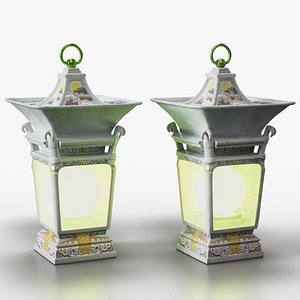 Lantern 03 - Pagoda-Style Ceramic Lantern