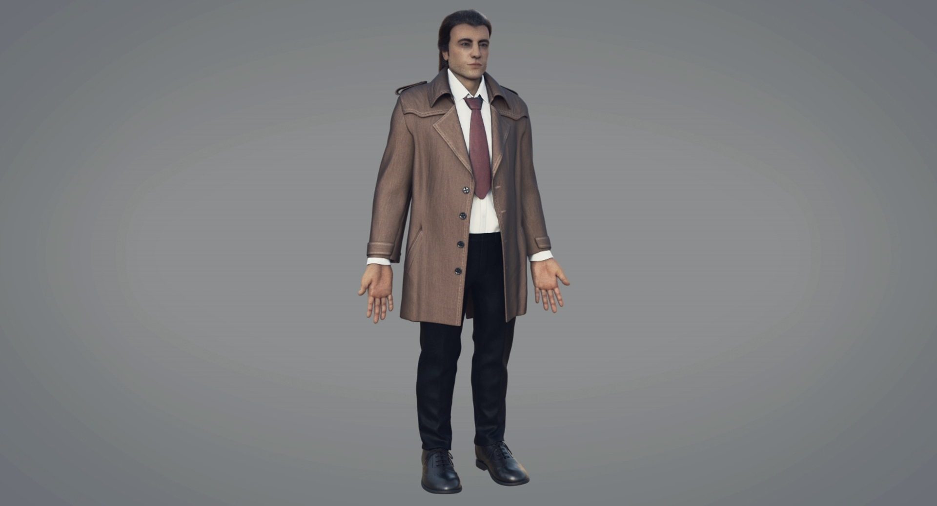 Detective Gustave 3D Model - TurboSquid 1337884