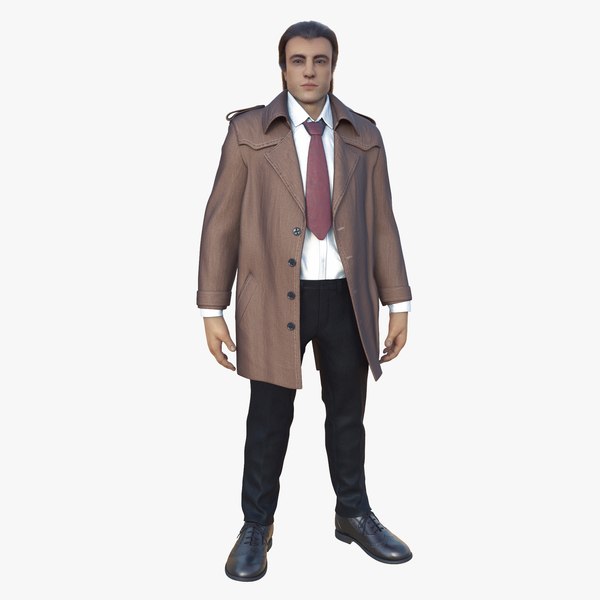 modelo 3d Detective gustave - TurboSquid 1337884