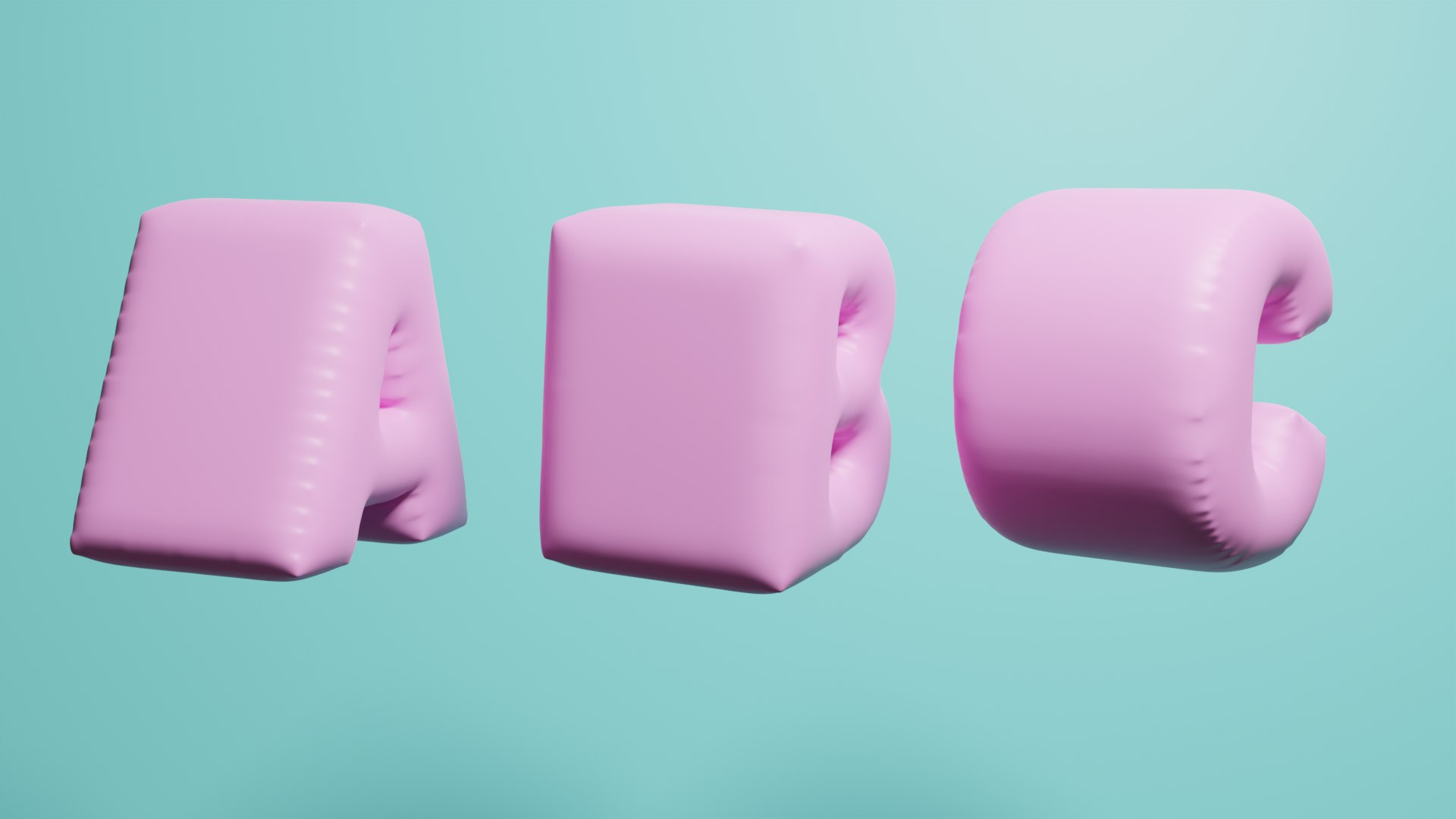 3D ABC Balloons - TurboSquid 2365981