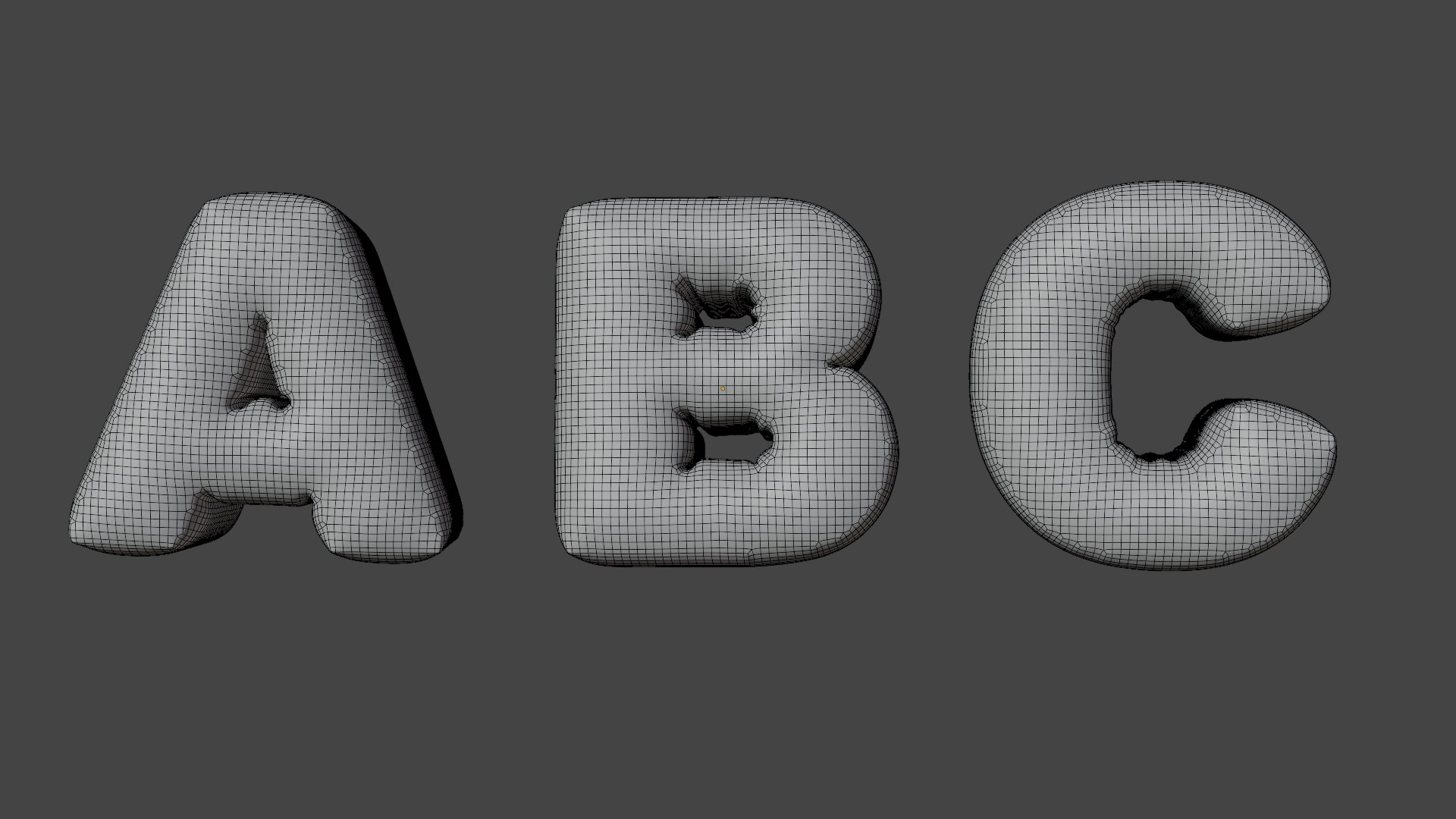 3D ABC Balloons - TurboSquid 2365981