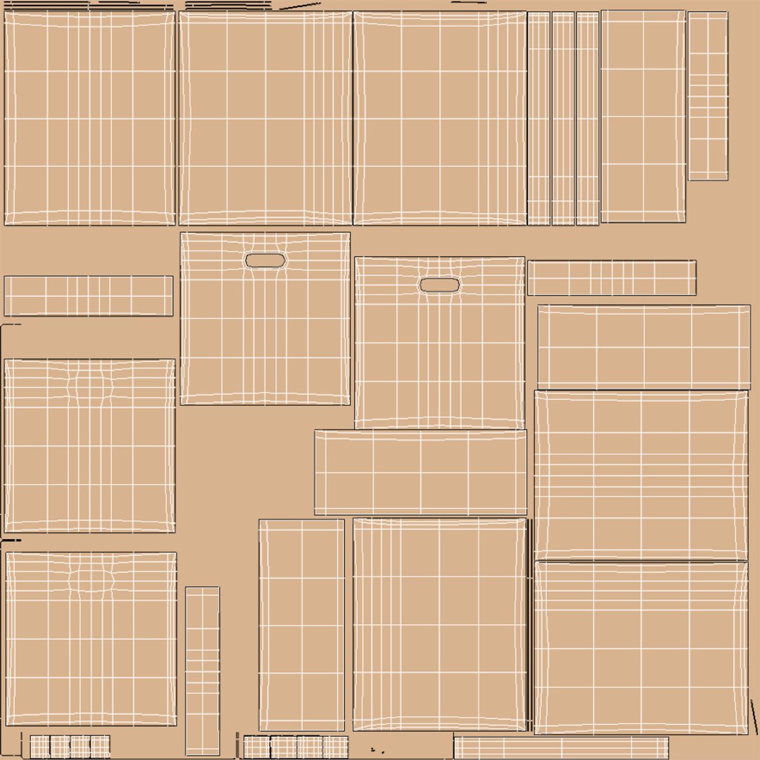 Cardboard Boxes Stack 3D - TurboSquid 2132840