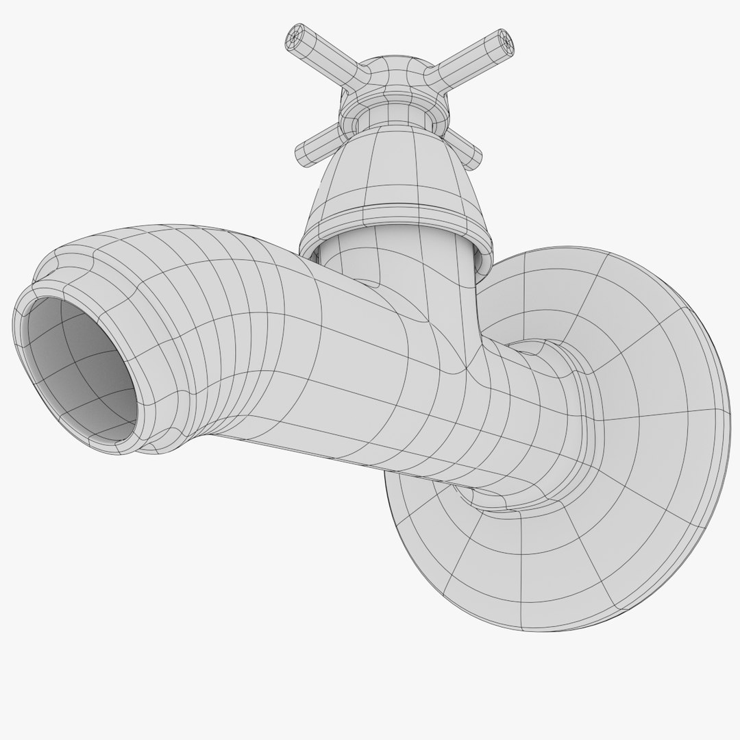 3d Water Tap Model