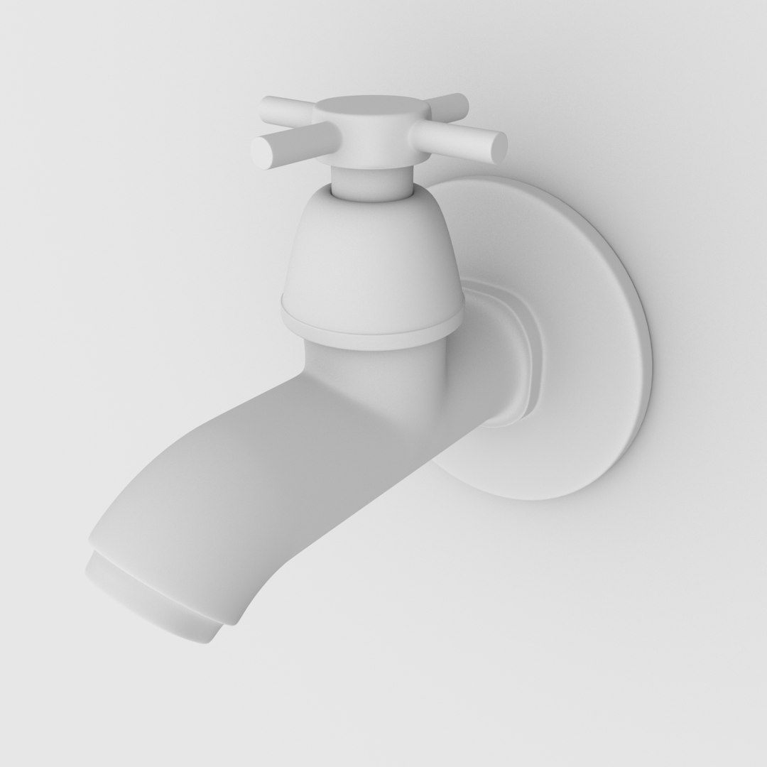 3d Water Tap Model