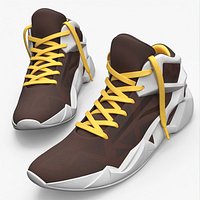 Geometric Sports Footwear Pair