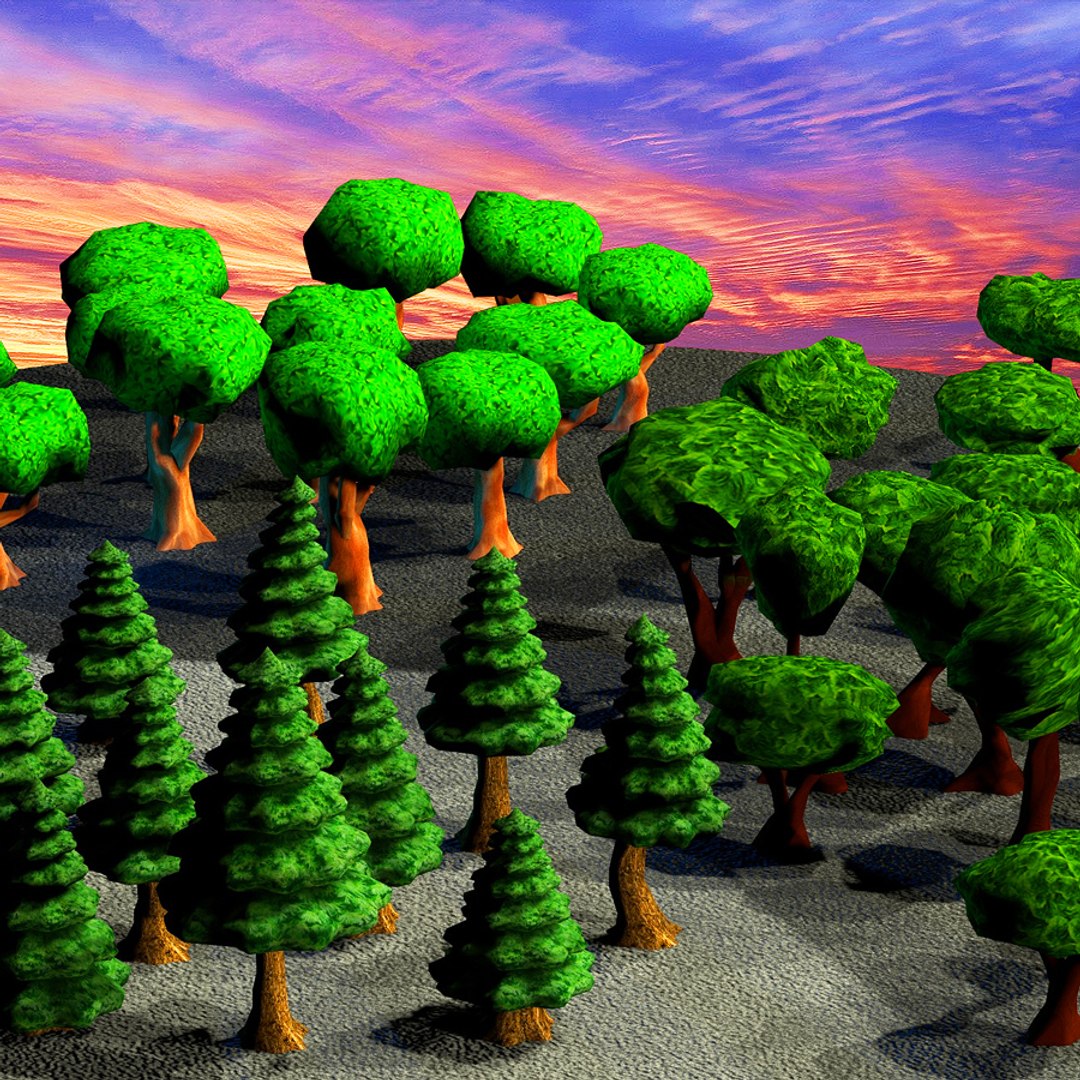 3ds Max Oak Tree