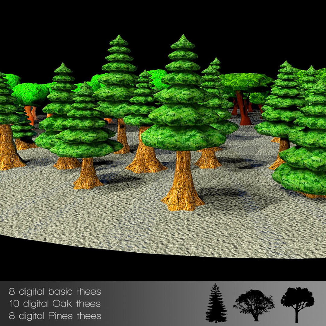 3ds Max Oak Tree