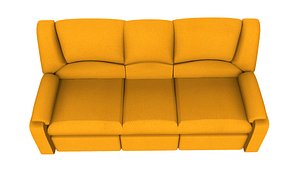 THREE SEATER- LEATHER-SOFA