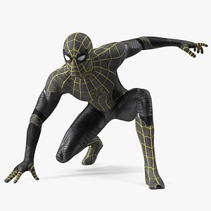 Spiderman Black Suit Ready Pose