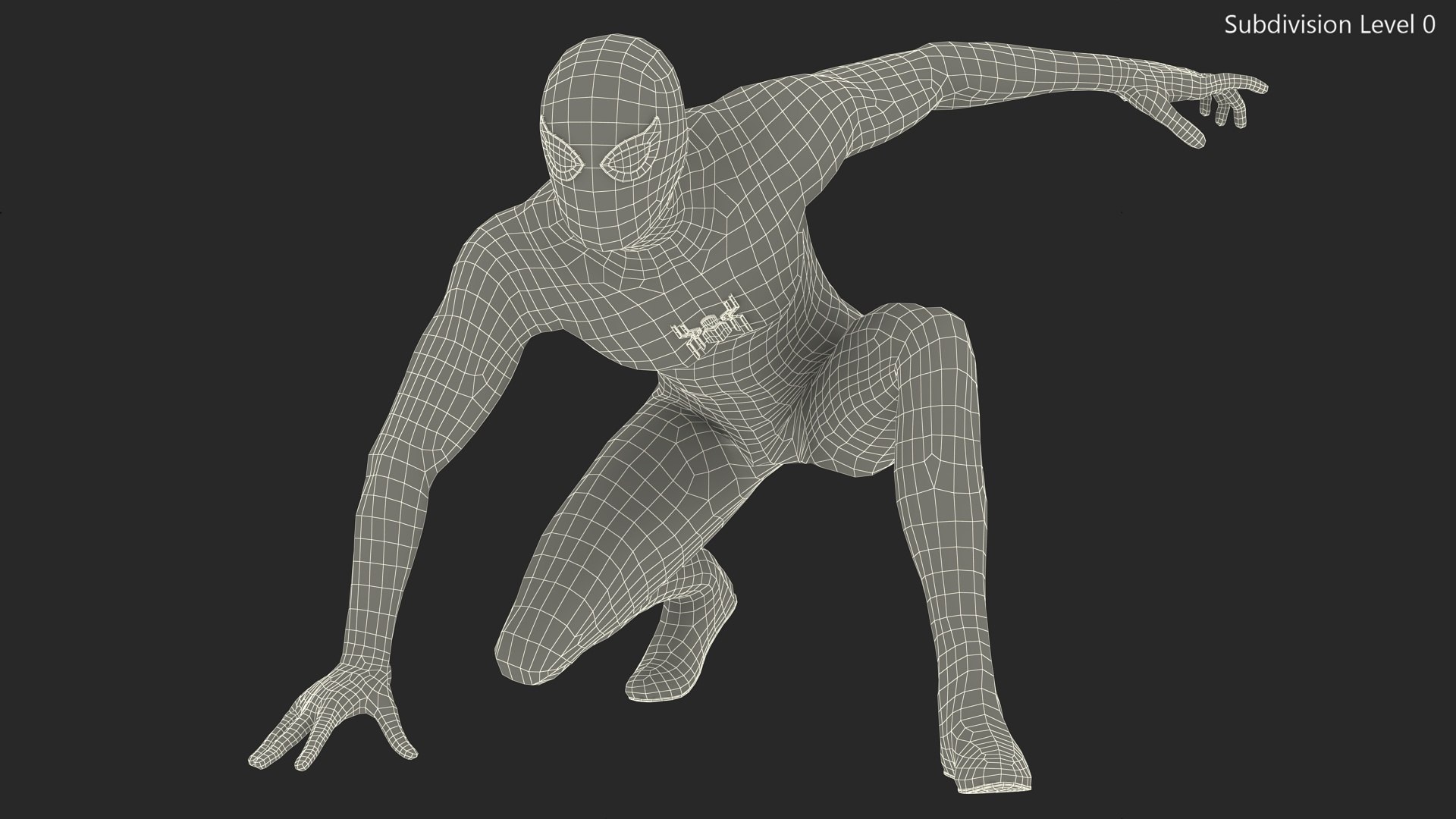 3D Spiderman Black Suit Ready Pose - TurboSquid 2097786