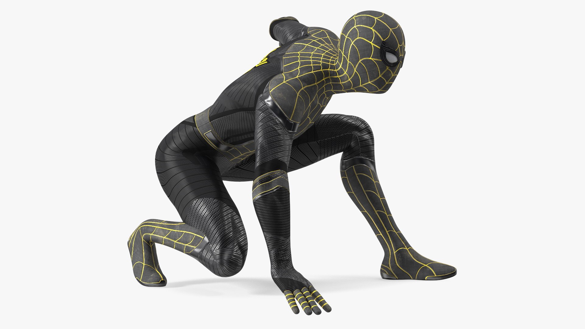 3D Spiderman Black Suit Ready Pose - TurboSquid 2097786