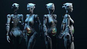 pregnant robot girl 