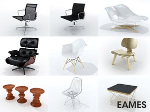 3d eames furniture