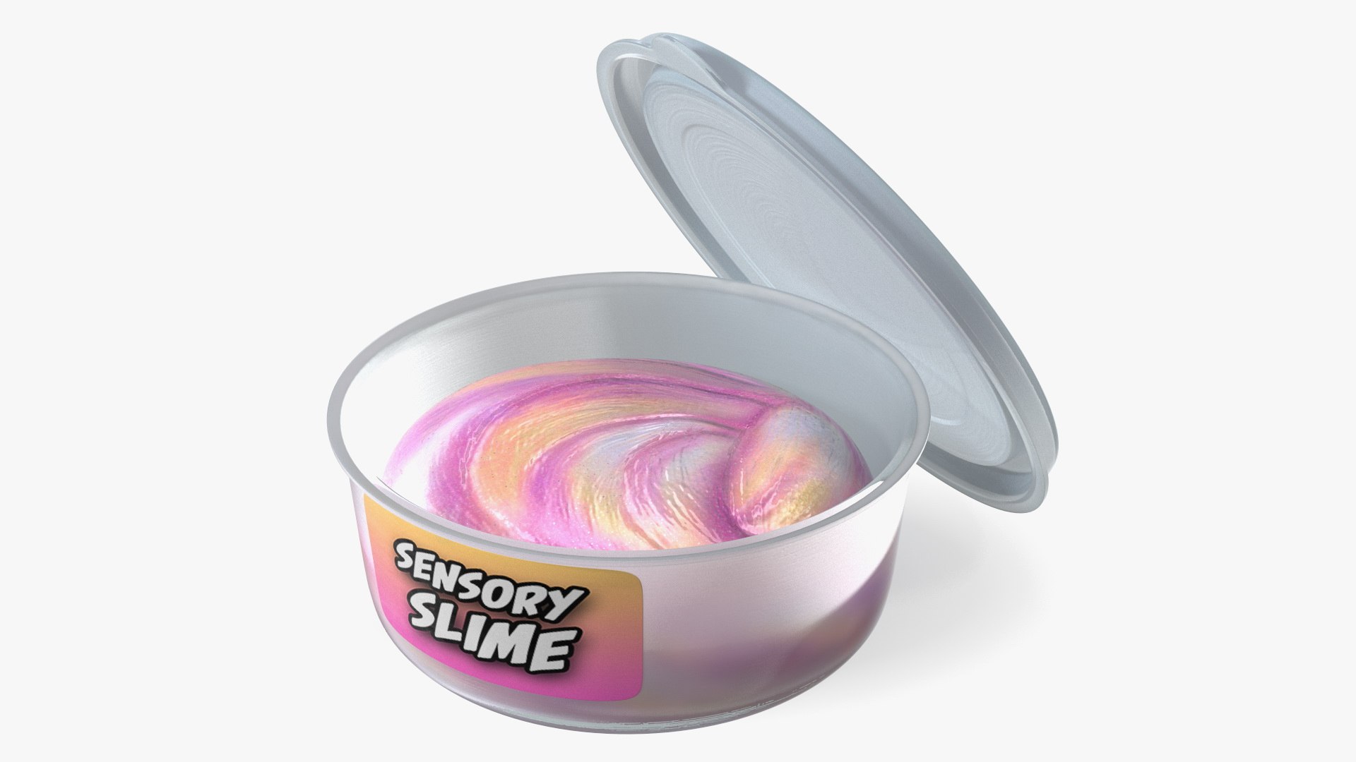 Yellow Pink Pot Toy Slimes 3D model preview