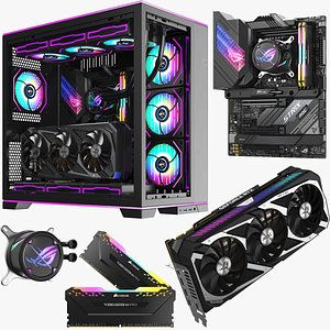 Full Detailed Computer Tower Case Collection