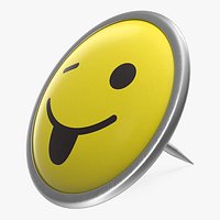 Wink Round Push Pin