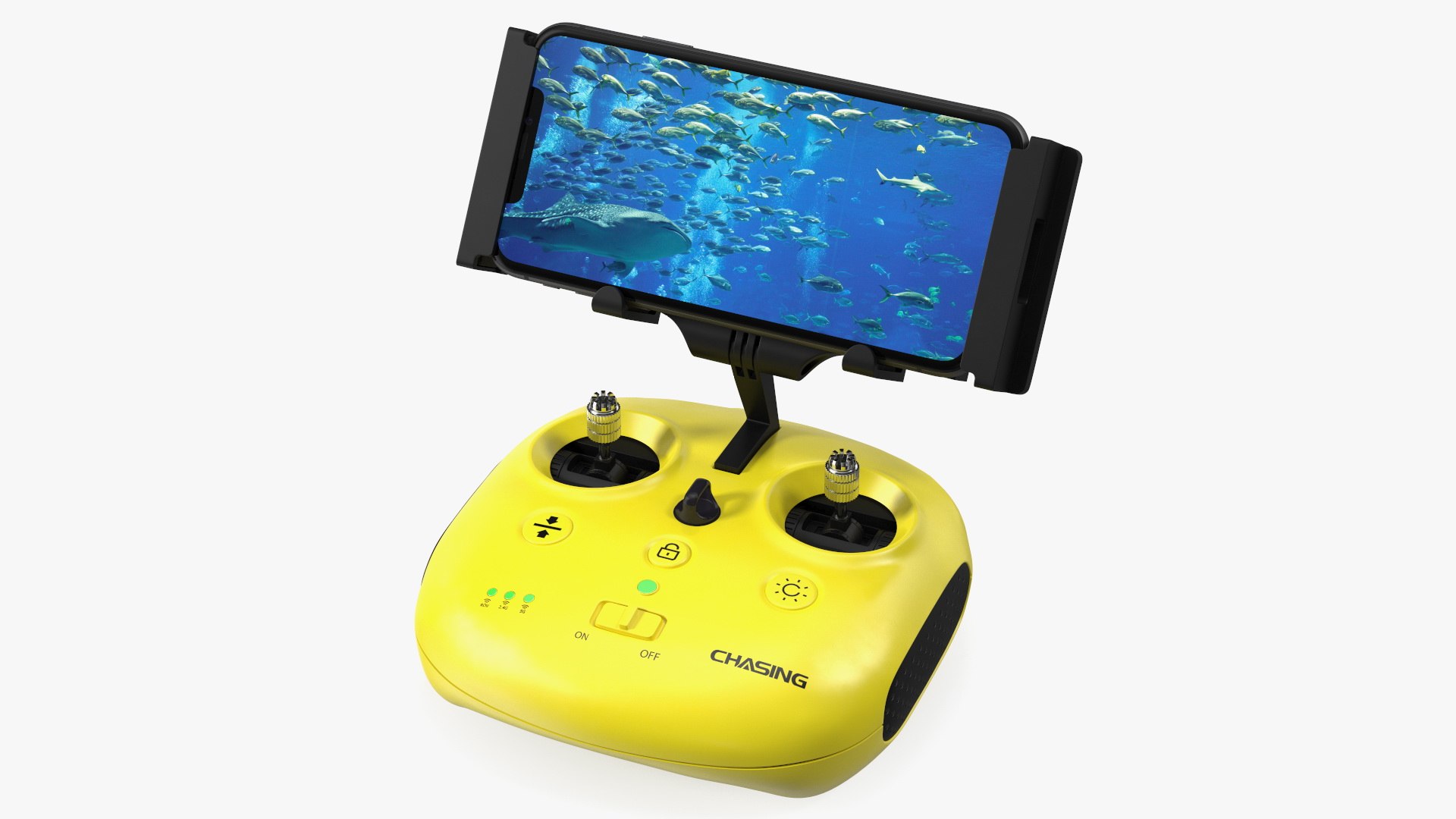 Drone Controller Chasing 3B With Smartphone 3D model preview