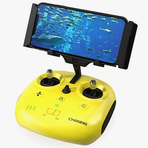 Drone Controller Chasing 3B With Smartphone model