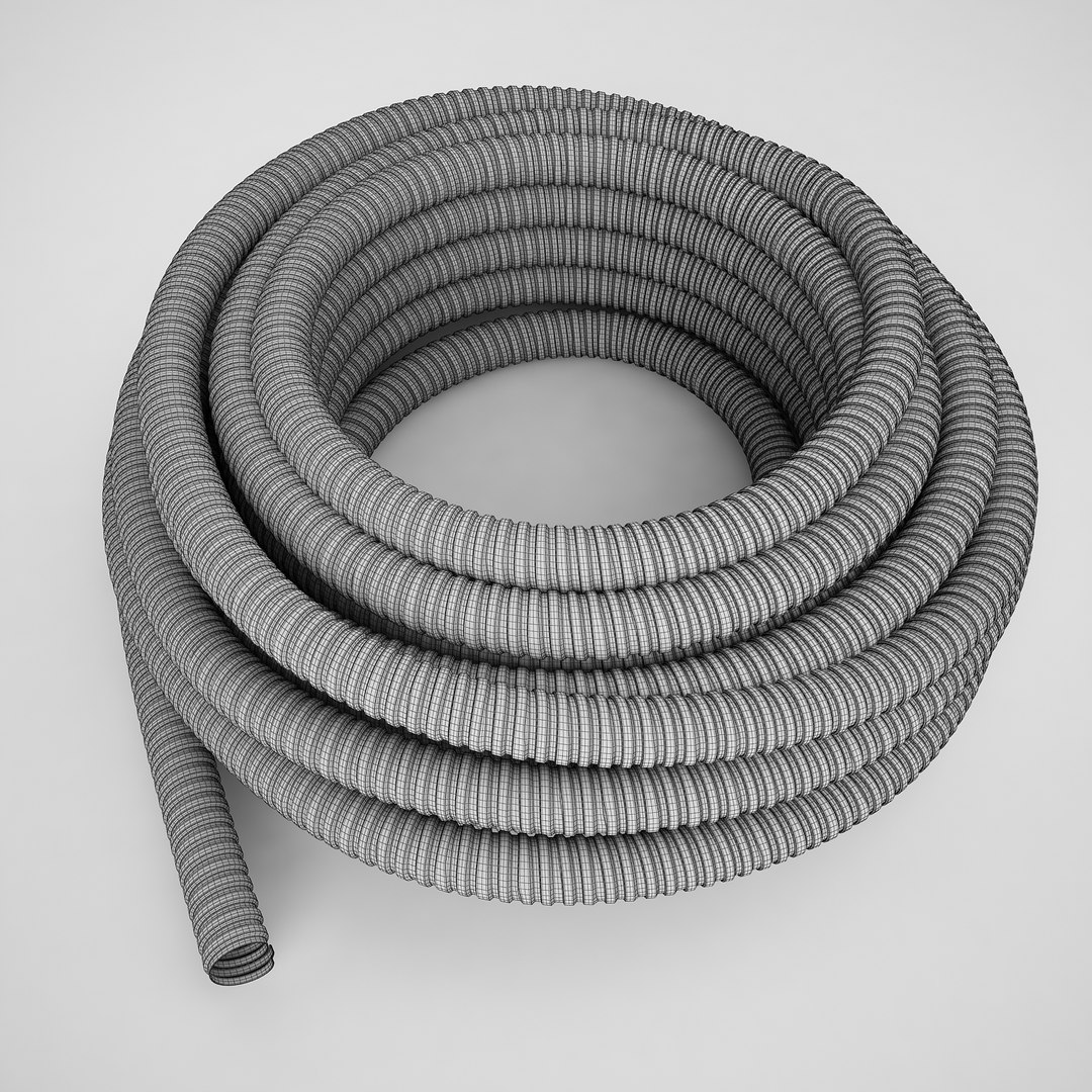 Flexible Steel Conduit Model - TurboSquid 1568232