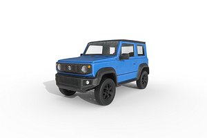 3D car: suzuki jimny sierra model