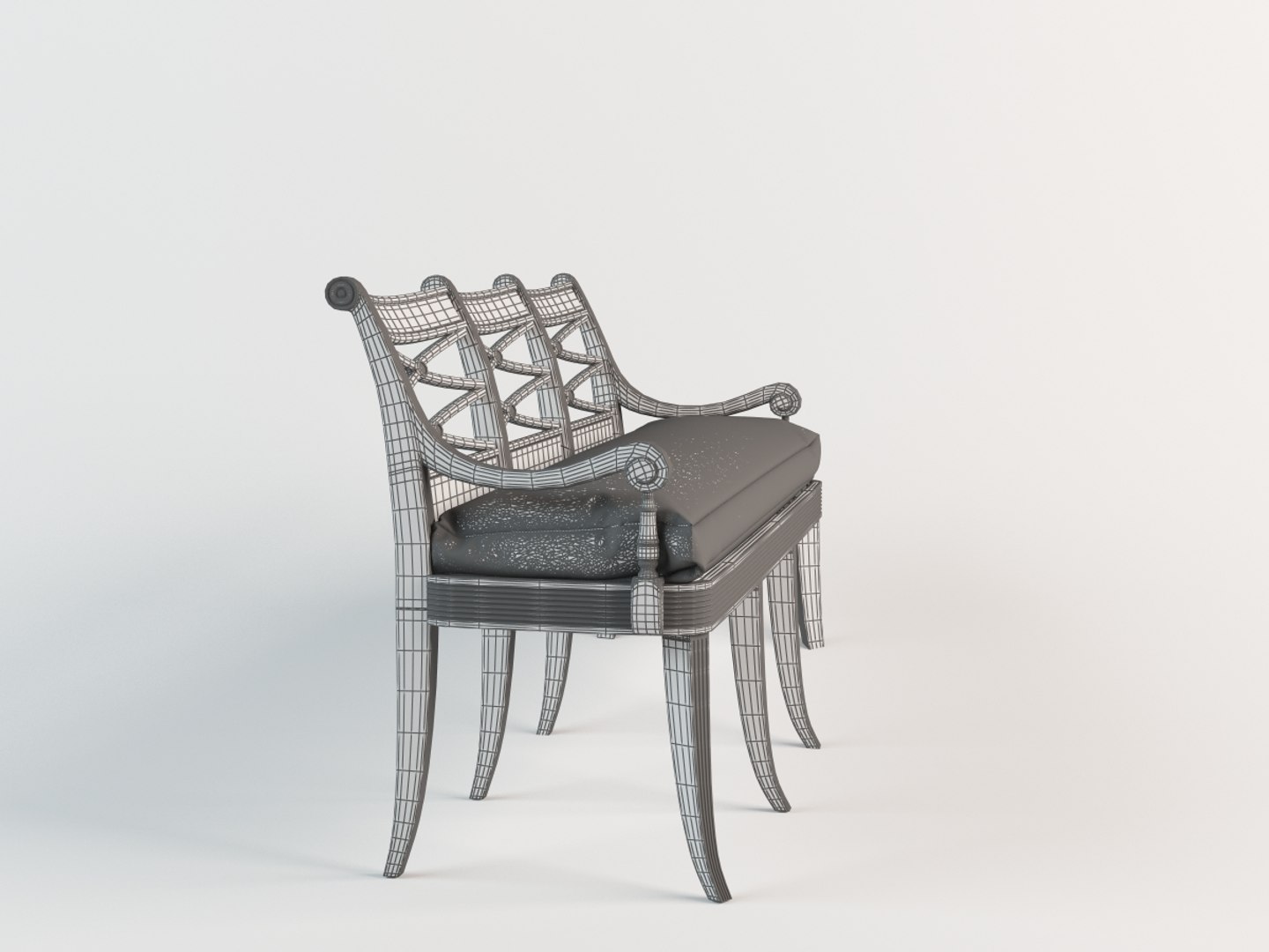 3d Theodore Alexander Bench Model