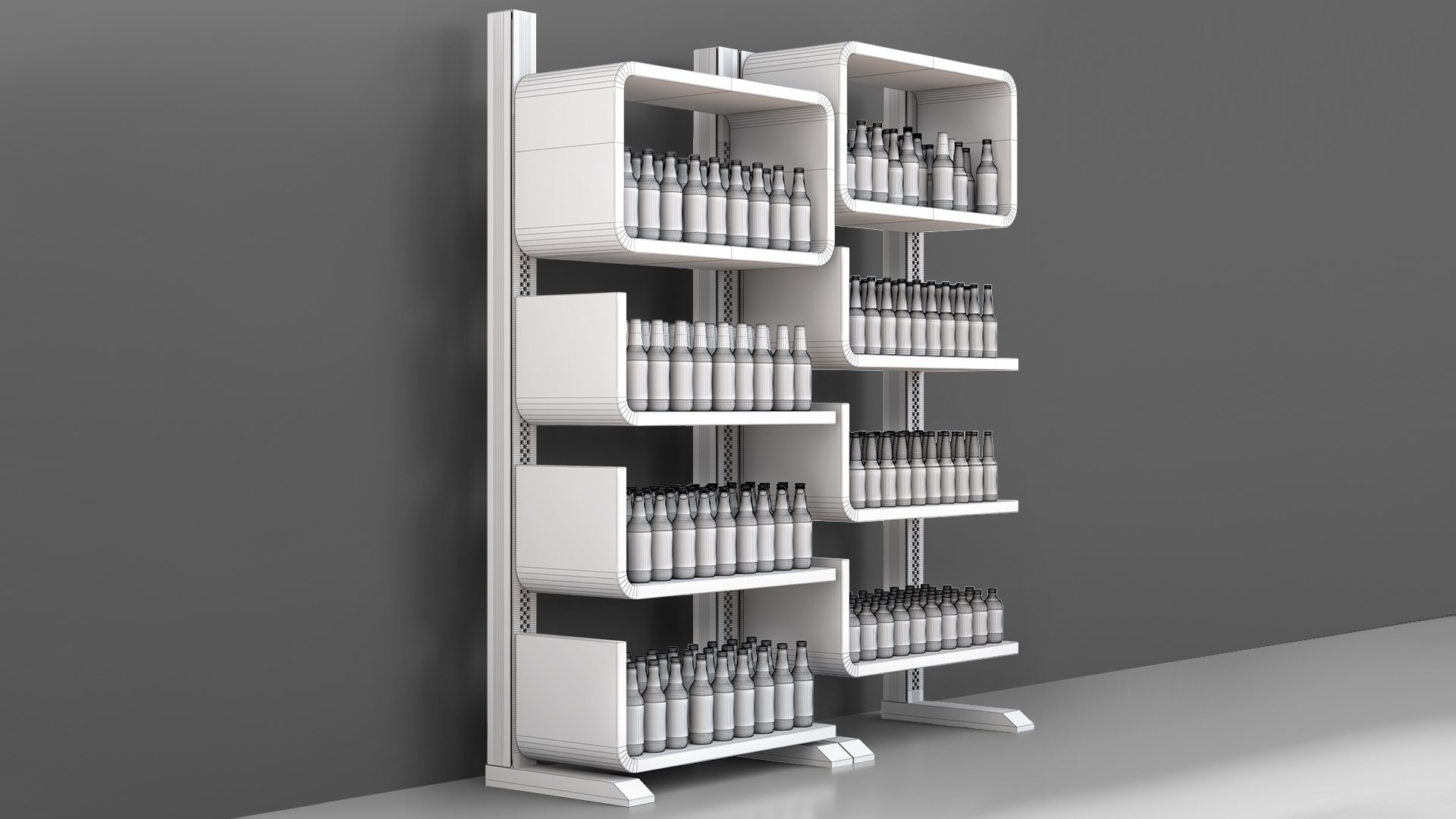 Shelves Beer 3D Model - TurboSquid 1706225