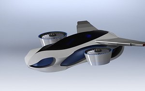 Flying Car - Taihoo 2046 flying concept car 3D model