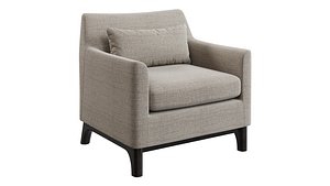 3D West Elm Harvey armchair