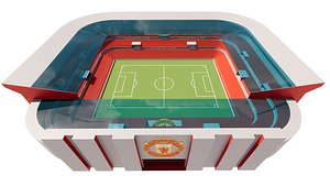Soccer Stadium Revit- Manchester United Stadium Fan 3D model