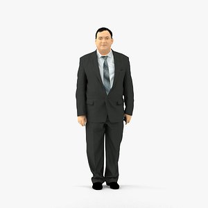 Fat man in suit 0521