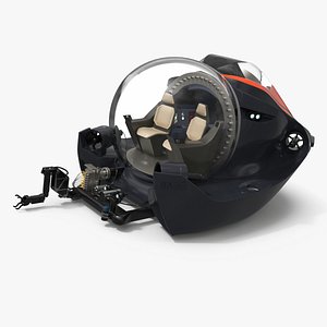 Compact SEA Aurora 3C Research Submarine Black