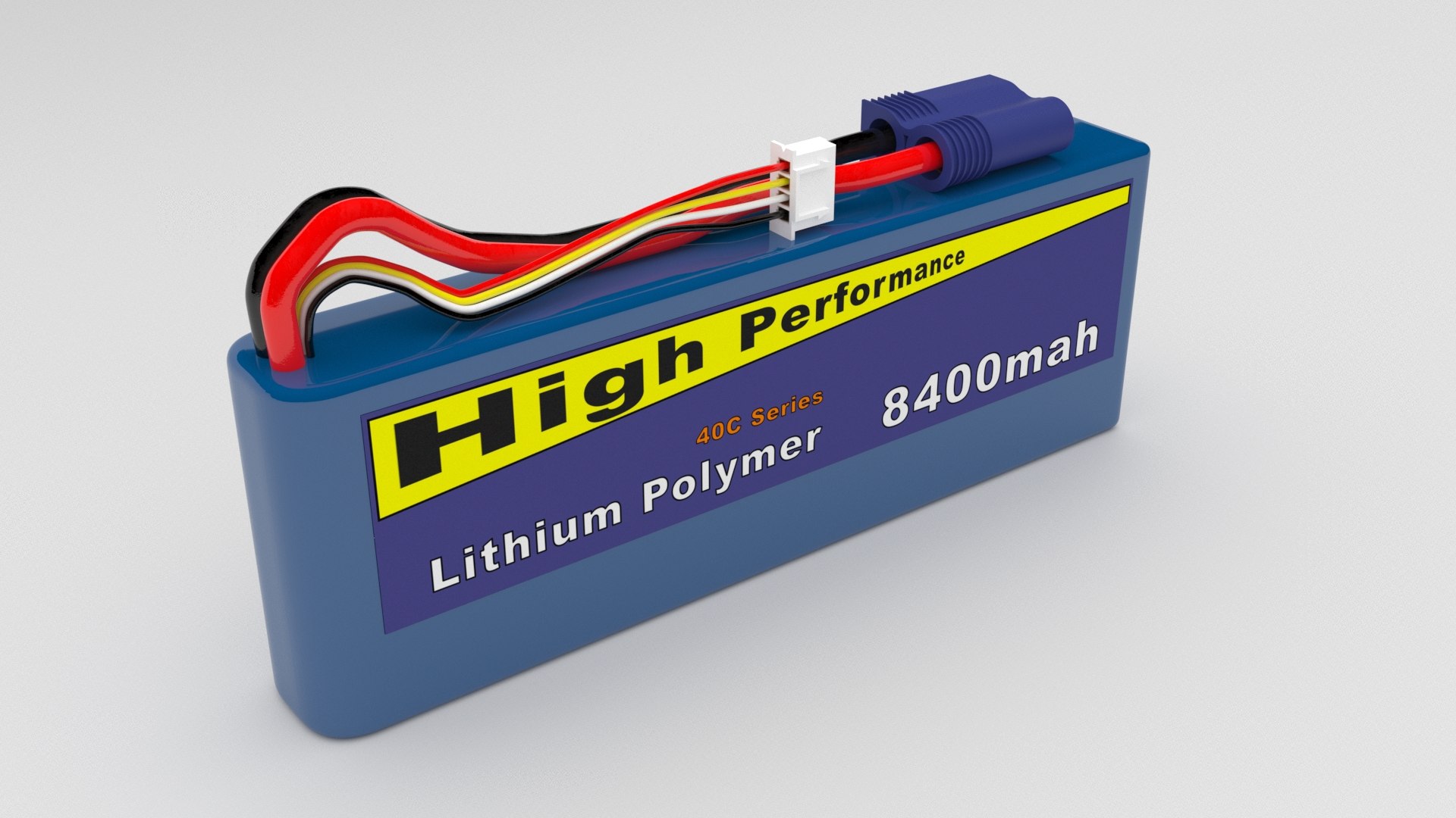 HQ Lithium Polymer Battery Model TurboSquid 1799963