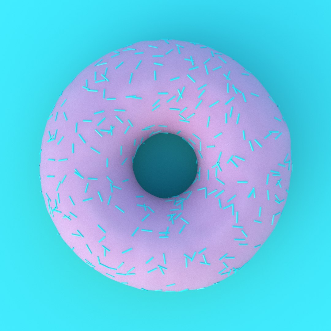 Donut Sprinkles Model TurboSquid 1469223