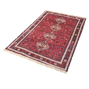 Antique Arab Khamseh rug from Iran 3D