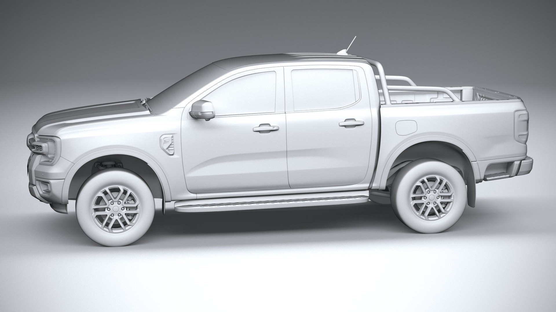 Ford Ranger Sport 2023 3D Model - TurboSquid 2008346