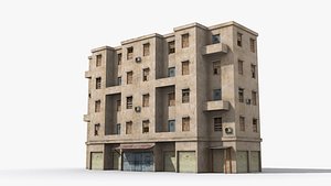 3D model Arab Middle East Building x14