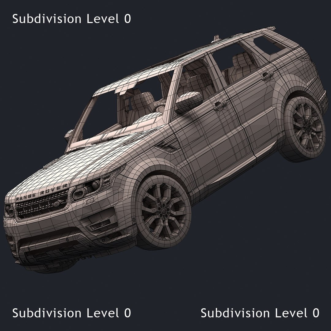 3d 2014 Land Rover Range Model