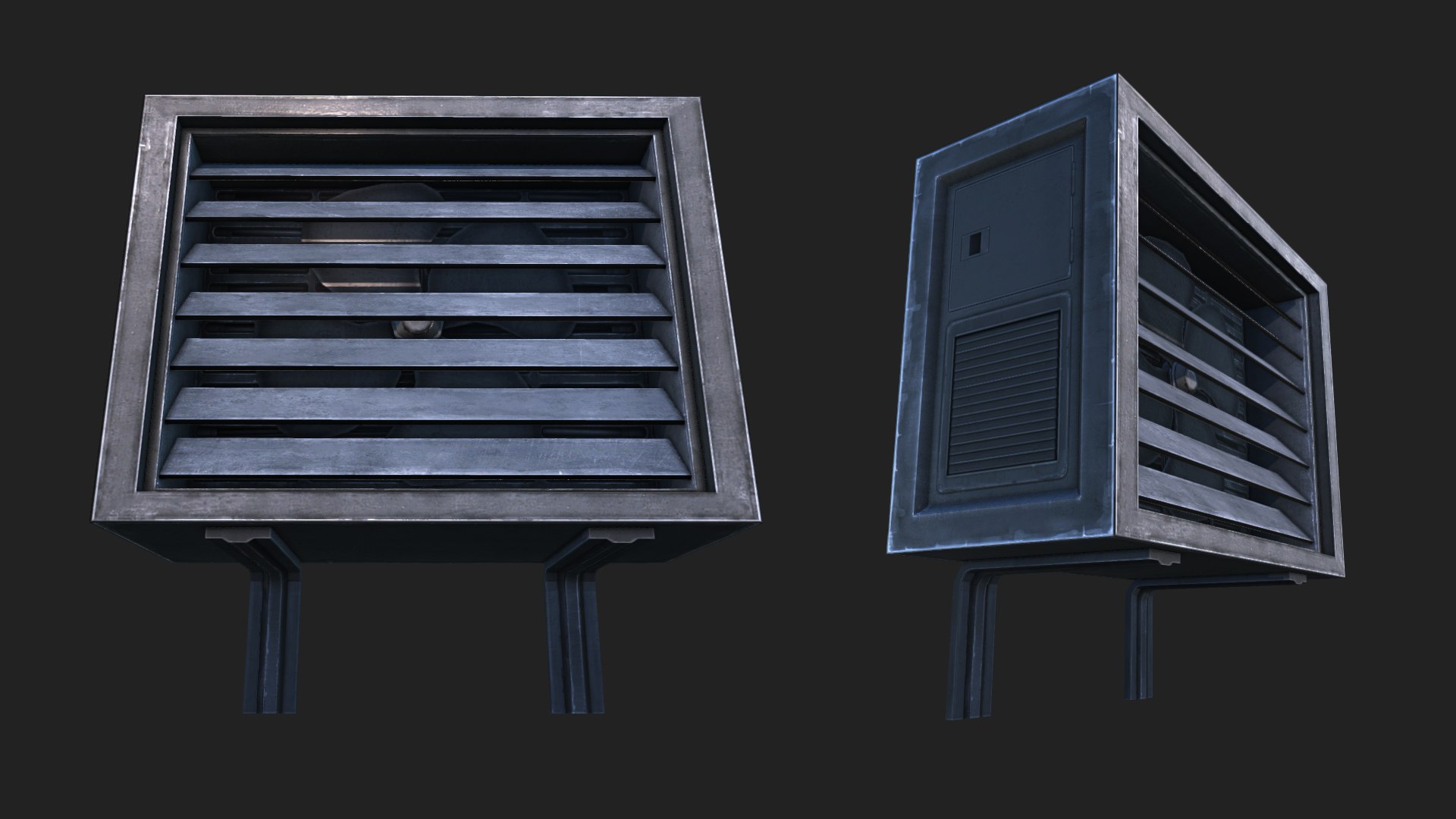 3d Air Conditioner Unit 01 Model