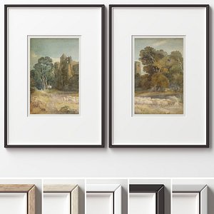 3D Picture Frames Set-660 model