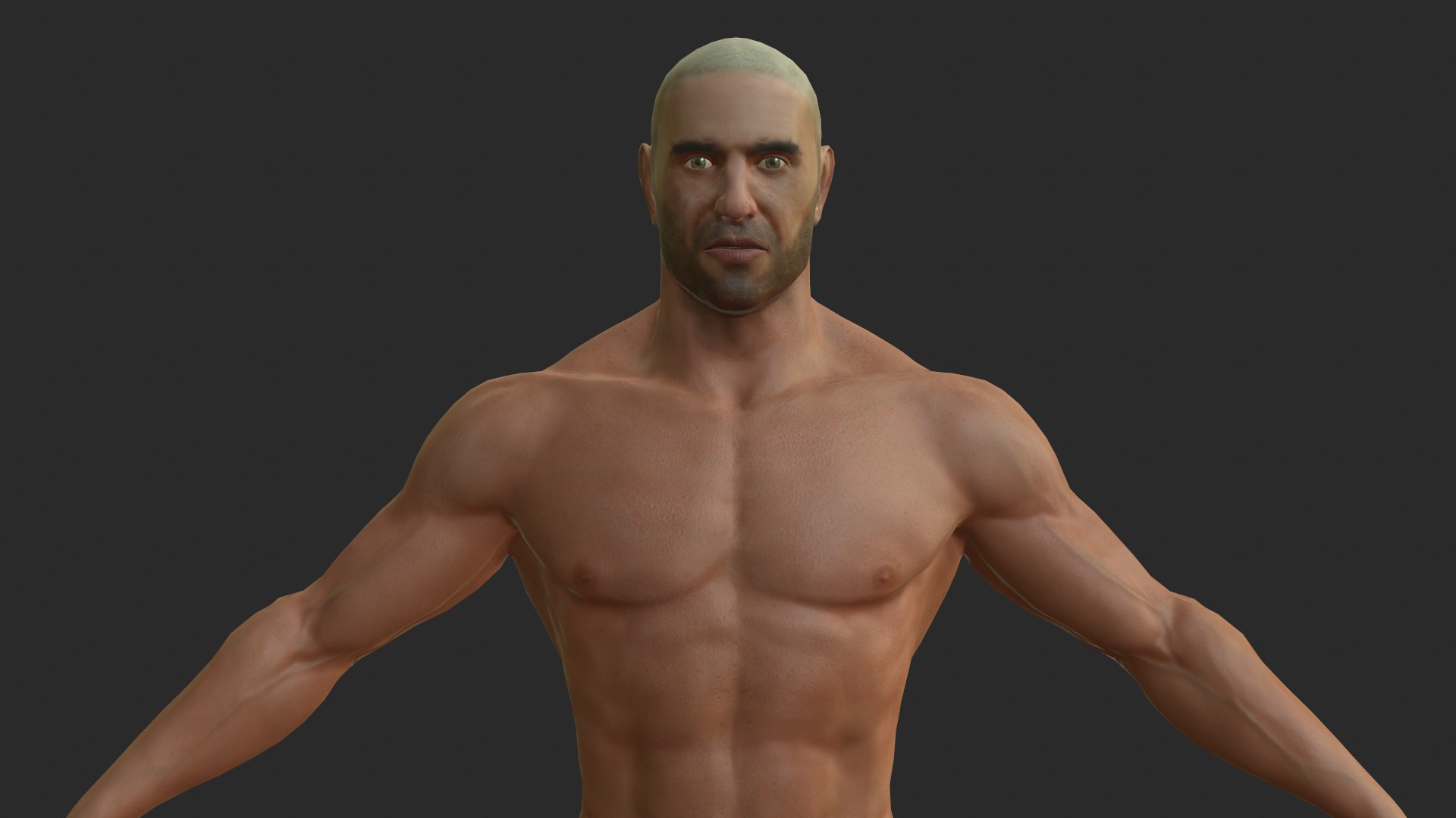 3d Male Body