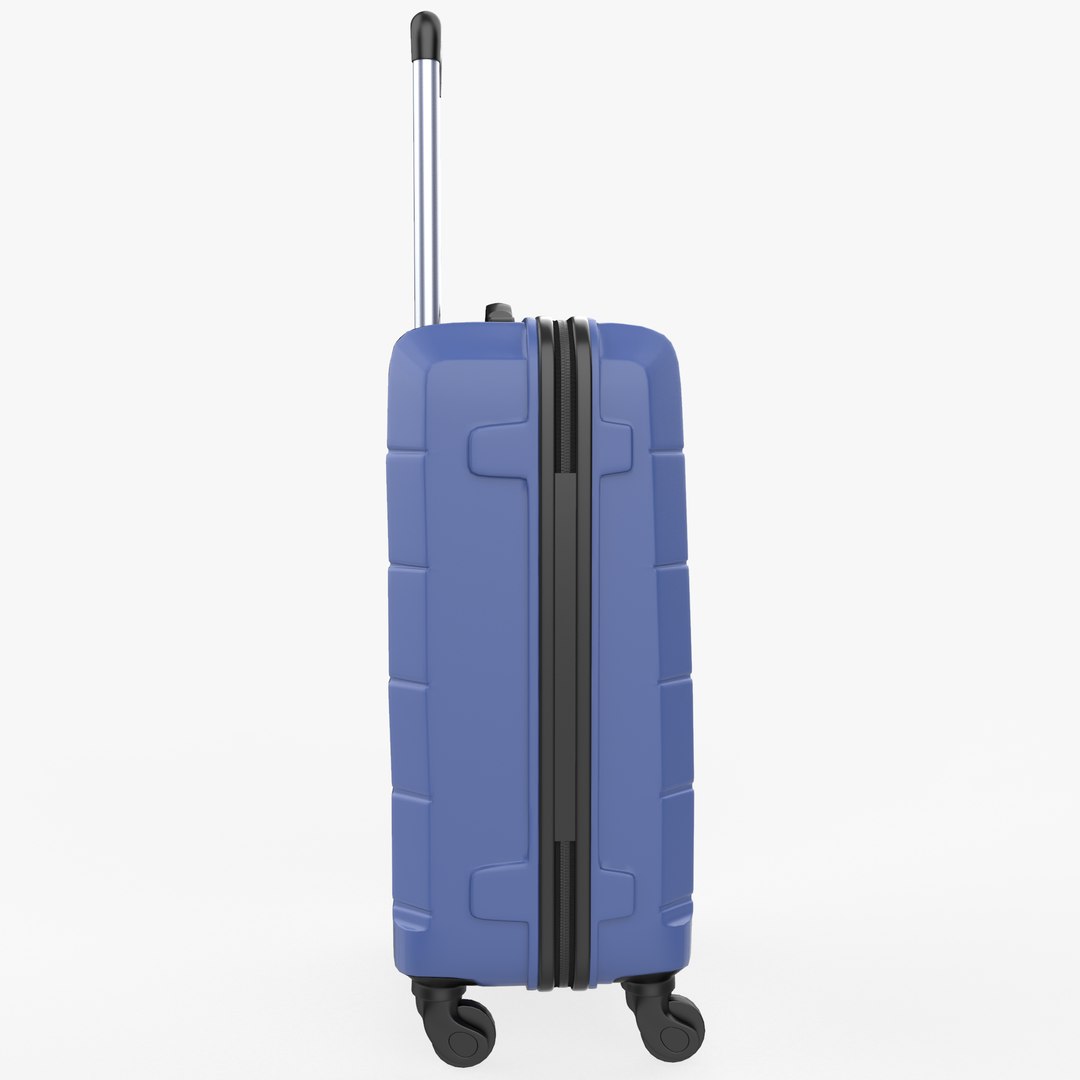 3D Stylish Suitcase Model - TurboSquid 2048547