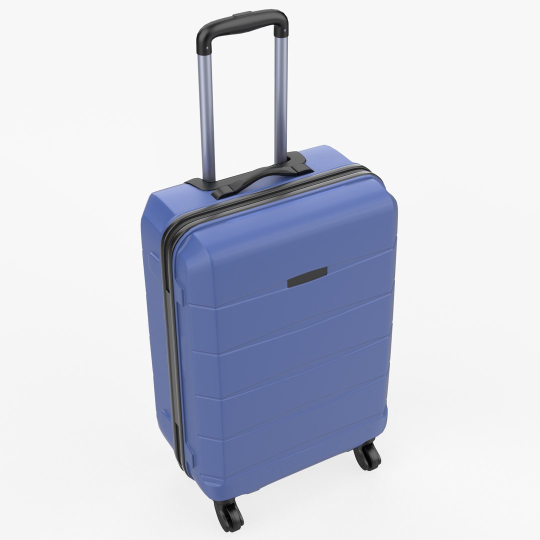 3D Stylish Suitcase Model - TurboSquid 2048547