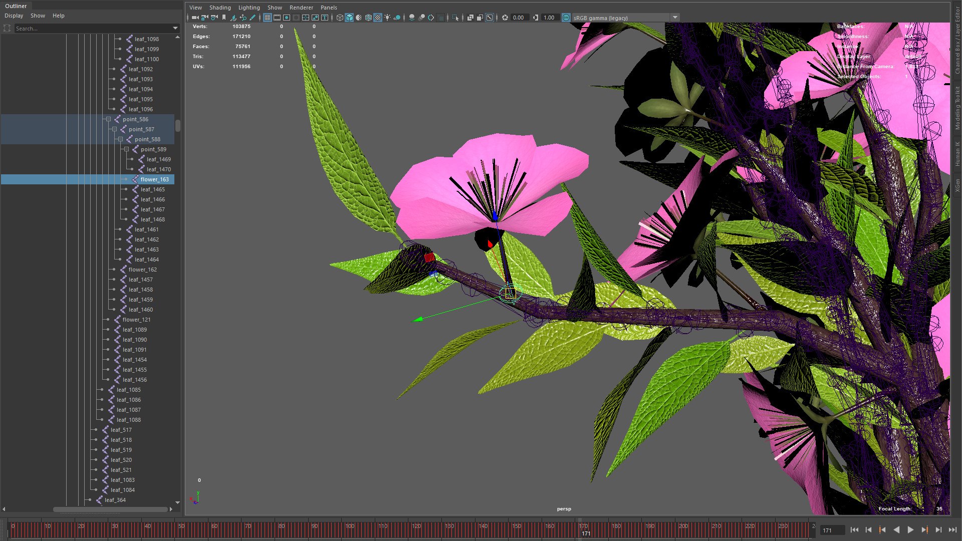 Growing Tree In A Shape Of A Deer Animation 3D Model - TurboSquid 2551151
